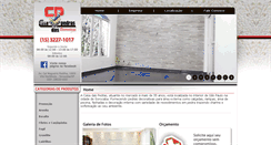 Desktop Screenshot of casadaspedraspisos.com.br